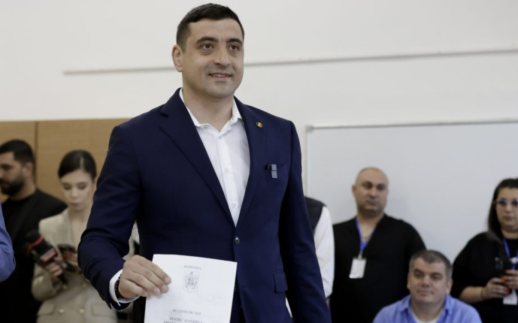 Román elnökválasztás - Részeredmények: 20 százalékpontos előnnyel került a második fordulóba George Simion AUR-elnök